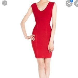 Never Worn BCBG red bandage dress.
